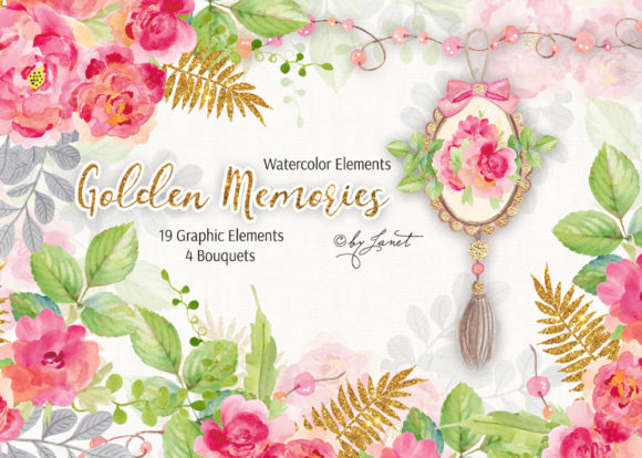 Captivating Golden Memories for Creative Projects