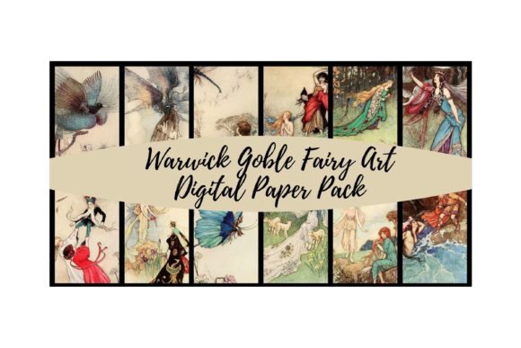 Explore Warwick Goble Fairies 1 Digital Papers