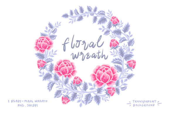 Exploring the Versatility of a Violet Pink Rose Peony Flower Wreath PNG