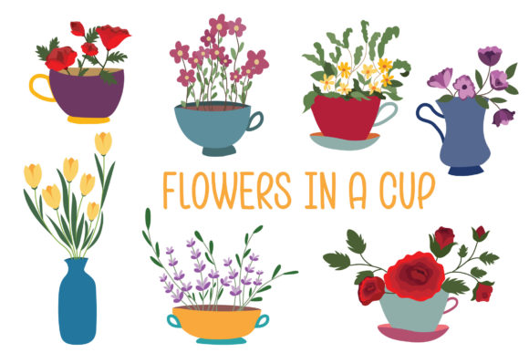 Flowers in a Cup: A Delightful Blend of Art and Nature