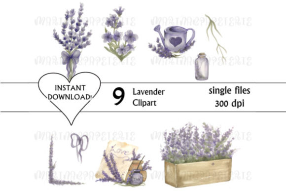 Lavender Clipart for Creative Projects