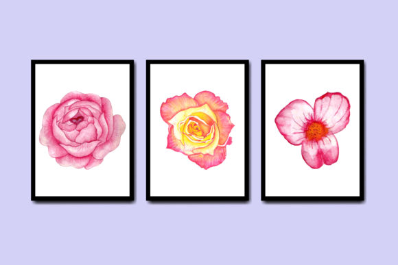 Summer Watercolor Flower Clipart: A Versatile Tool for Your Creative Projects