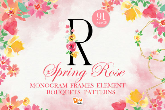 Unlocking Creativity with the Mini Bundle Spring Rose Watercolour Pack