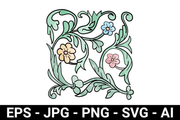Watercolor Flower and Leaves for Design: A Versatile Tool for Creative Projects